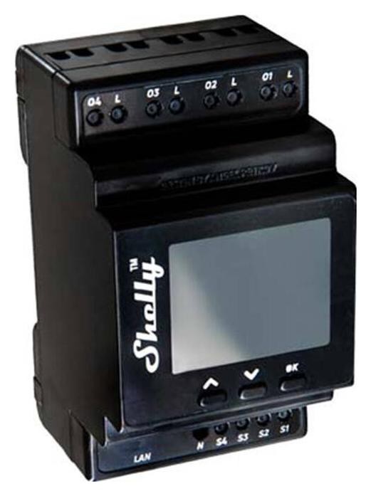 Shelly Pro 4PM Relé WLAN LAN 4 Canales 40A