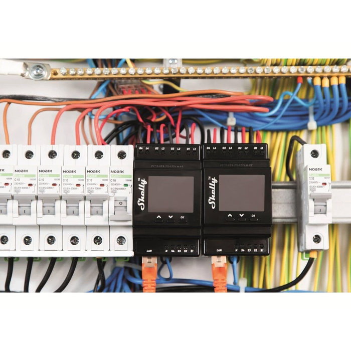 Shelly Pro 4PM Relé WLAN LAN 4 Canales 40A