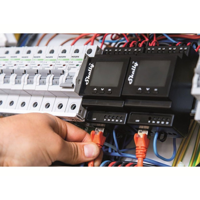 Shelly Pro 4PM Relé WLAN LAN 4 Canales 40A