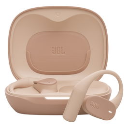 JBL Sense Lite Auriculares Inalámbricos Bluetooth 5.4, IP54, 8h Autonomía, Carga USB-C, Micrófono, Color Beige
