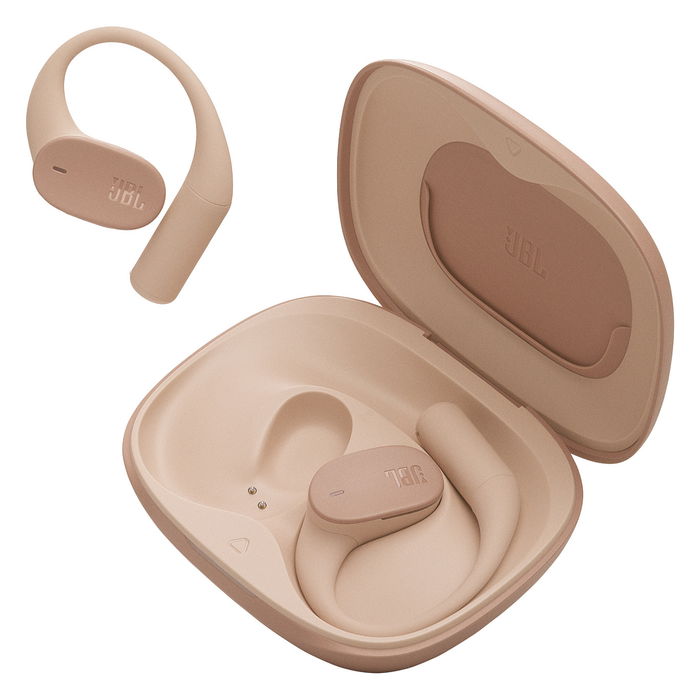 JBL Sense Lite Auriculares Inalámbricos Bluetooth 5.4, IP54, 8h Autonomía, Carga USB-C, Micrófono, Color Beige