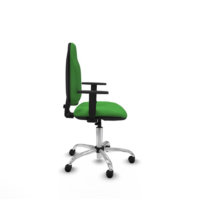 PIQUERAS Y CRESPO Silla de oficina Algarra Verde con Base Cromada PIQUERAS Y CRESPO Silla de oficina Algarra Verde con Base Cromada