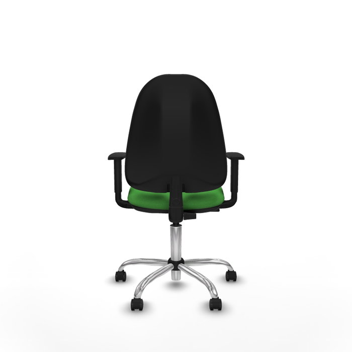 PIQUERAS Y CRESPO Silla de oficina Algarra Verde con Base Cromada PIQUERAS Y CRESPO Silla de oficina Algarra Verde con Base Cromada