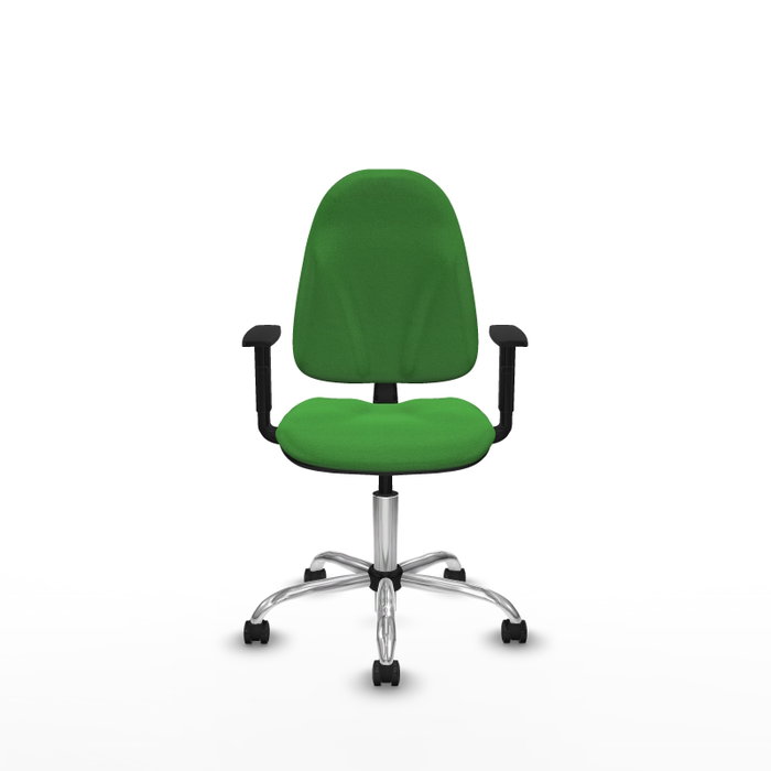 PIQUERAS Y CRESPO Silla de oficina Algarra Verde con Base Cromada PIQUERAS Y CRESPO Silla de oficina Algarra Verde con Base Cromada