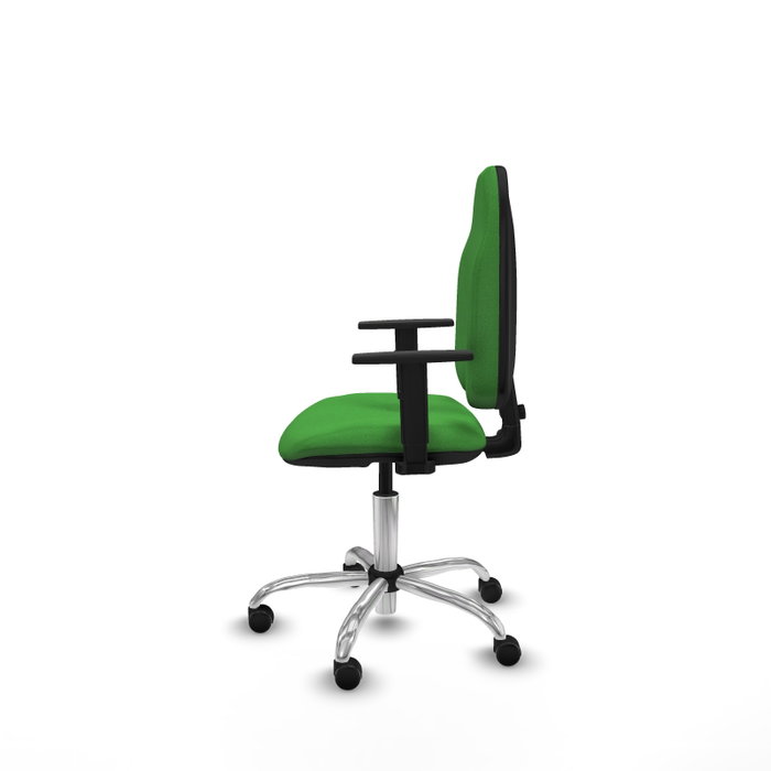 PIQUERAS Y CRESPO Silla de oficina Algarra Verde con Base Cromada PIQUERAS Y CRESPO Silla de oficina Algarra Verde con Base Cromada