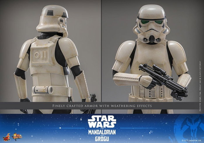 Hot Toys Star Wars: The Mandalorian & Grogu Movie Masterpiece Figura 1/6 Imperial Remnant Stormtrooper 30 cm