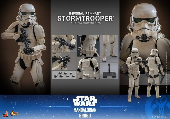 Hot Toys Star Wars: The Mandalorian & Grogu Movie Masterpiece Figura 1/6 Imperial Remnant Stormtrooper 30 cm