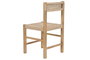 DKD Home Decor Silla Balines Juyon 23, Pino y Yute, Marron Claro, Beige, 45 x 82 x 45 cm (2 Unidades)