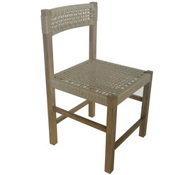 DKD Home Decor Silla Balines Juyon 23, Pino y Yute, Marron Claro, Beige, 45 x 82 x 45 cm (2 Unidades)