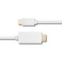 Qoltec Cable USB 3.1 tipo C a HDMI A 4K Alternate Mode 2m