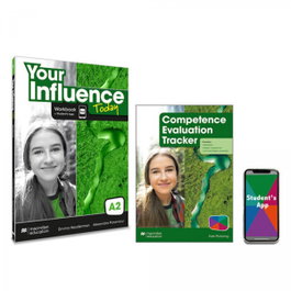 MACMILLAN, YOUR INFLUENCE TODAY A2 Workbook, Competence Evaluation Tracker y Student's App - Emma Heyderman