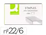 Q-connect Grapas 22/6 24/6 Galvanizadas Caja de 1000 Unidades