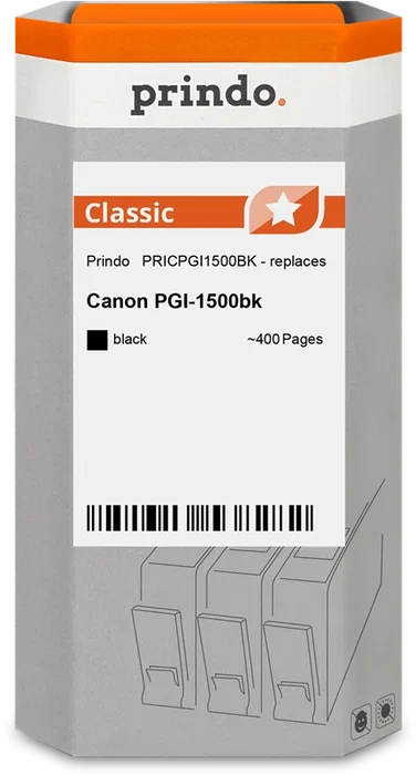 Prindo Cartucho de tinta negro PRICPGI1500BK Classic Prindo Cartucho de tinta negro PRICPGI1500BK Classic