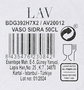 Lav Vaso Sidra Bodega 51 cl Ø9x9x12cm (48 Unidades)