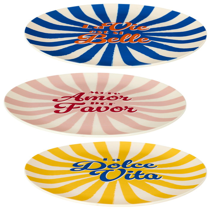 Home Deco Factory Plato Llano Dolce Vita de 26 cm