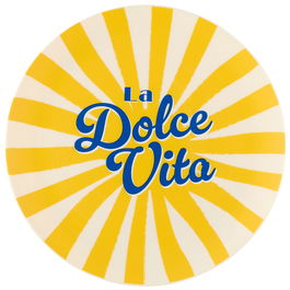 Home Deco Factory Plato Llano Polipropileno Dolce Vita Diámetro 26 cm