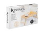 KINVARA Mesa Bandeja Plegable Bambú Marrón