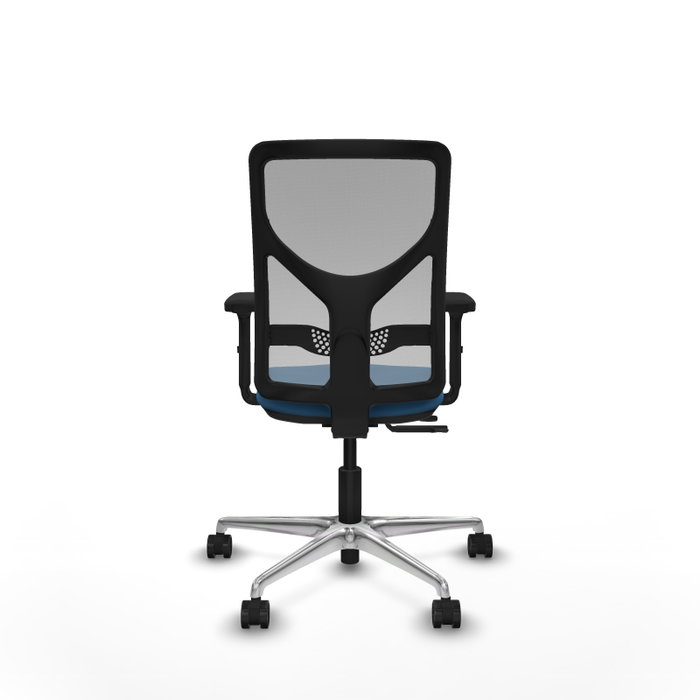 PIQUERAS Y CRESPO Silla de oficina Motilla Azul claro/Gris con Mecanismo Sincro/Traslack