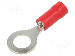 PANDUIT Terminal de ojillo aislada rojo 6mm 0,5÷1mm2