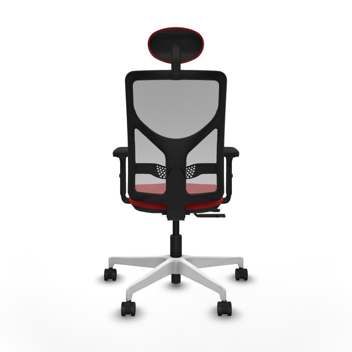 PIQUERAS Y CRESPO Silla de oficina Motilla con mecanismo Sincro/Traslack, Rojo y Gris PIQUERAS Y CRESPO Silla de oficina Motilla con mecanismo Sincro/Traslack, Rojo y Gris
