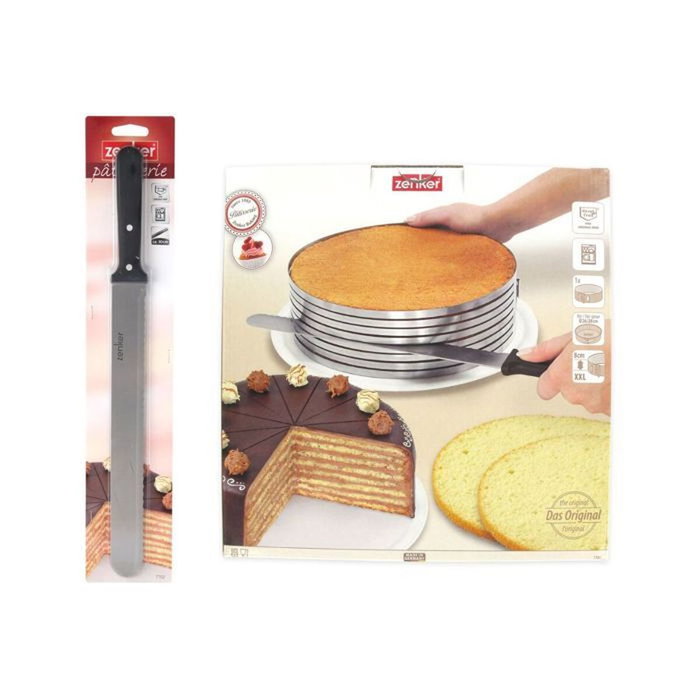 Zenker Juego de 2 utensilios para hornear para pasteles de capas