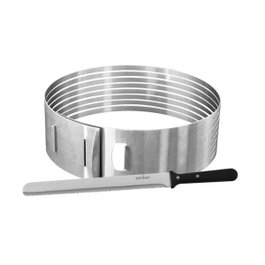 Zenker Juego de 2 utensilios para hornear para pasteles de capas