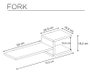 Hanah Home Estantería de Pared Blanca 74.5x18.2x19.6 cm