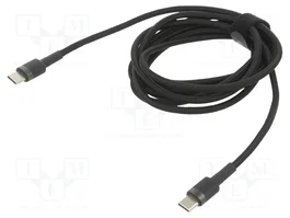 Baseus Cafule Cable USB-C a USB-C 60W, 2m, negro-gris