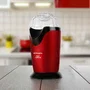 Orbegozo PA 4300 Palomitero Máquina para Palomitas de Maíz, 1000W, 3 Minutos, Portátil, Tapa Transparente, Color Rojo