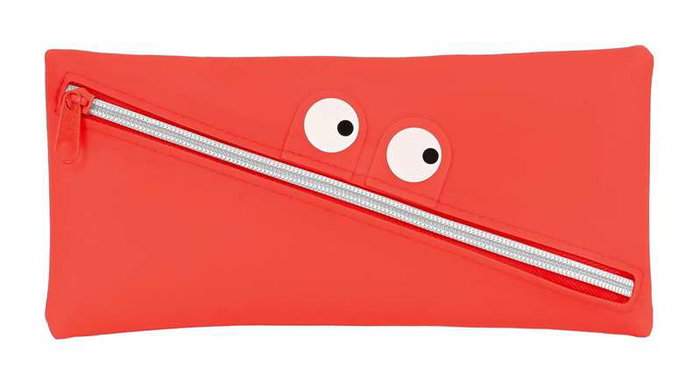 Safta Portatodo Caritas Rojo Silicona Polyester 22x11x1cm