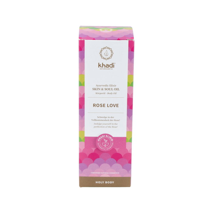 KHADI Aceite Elixir Ayurveda Rosa Regenerante 100ml KHADI Aceite Elixir Ayurveda Rosa Regenerante 100ml