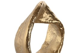 DKD Home Decor Decoracion Moderno Dorado Blanco Aluminio Marmol 8 x 20 x 12 cm (2 Unidades)