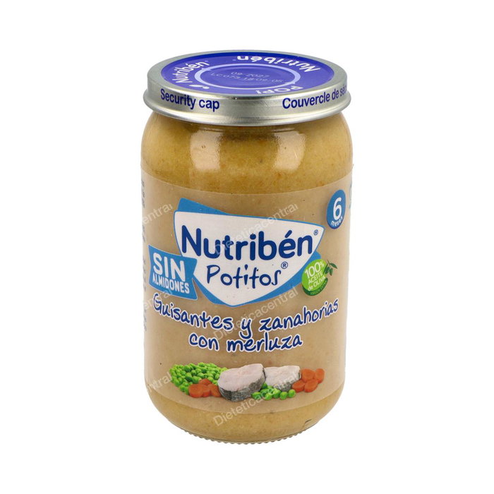 Nutriben Potito Merluza Guisantes Zanahoria 235Gr Nutriben Potito Merluza Guisantes Zanahoria 235Gr