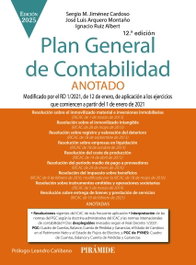 PIRAMIDE, Plan General de Contabilidad ANOTADO, Jiménez Cardoso, Sergio M. - PIRAMIDE