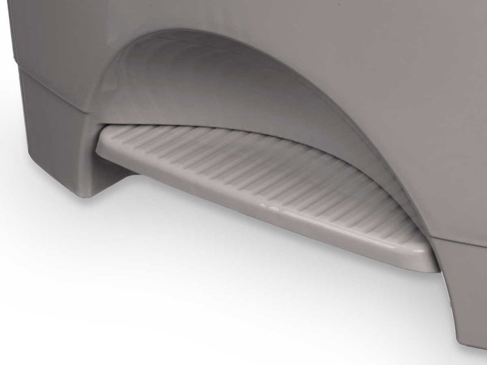 Arte Regal Papelera Pedal Plástico 30L Gris 39x47x32cm (Set de 4)