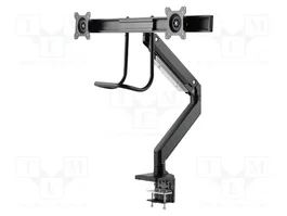 GEMBIRD Soporte para Monitor Doble 17-32 pulgadas Negro