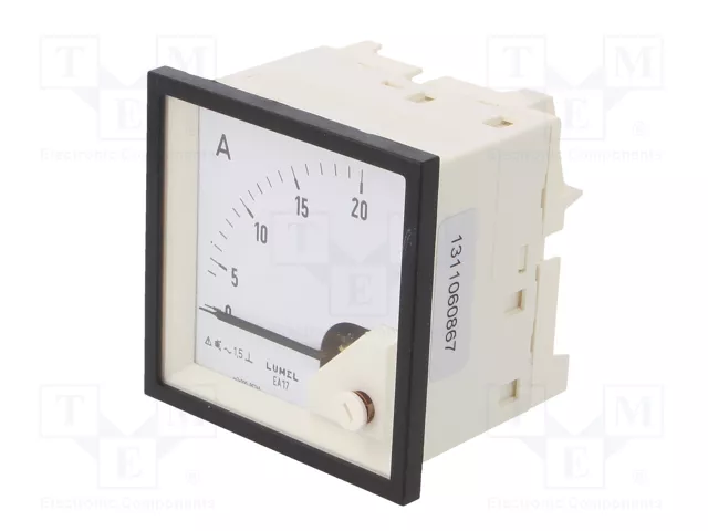 LUMEL EA17N Amperímetro para panel 0-20A AC True RMS