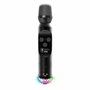 iDance Micrófono Inalámbrico con Luz y Karaoke La Voz Negro