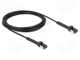 DeLOCK 80942 Cable de red Cat8.1 RJ-45 de 3 m Negro