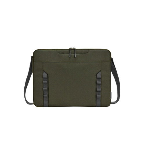 HP 9J499AA Sleeve para Portátil 14 Pulgadas, Funda Ligera de Poliéster Resistente al Agua con Tirante Ajustable, Color Verde/Gris