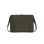 HP 9J499AA Sleeve para Portátil 14 Pulgadas, Funda Ligera de Poliéster Resistente al Agua con Tirante Ajustable, Color Verde/Gris