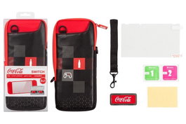 Indeca Kit 3 en 1: Bolsa + Protector de Pantalla + Funda de Juego Coca-Cola