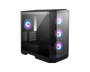 MSI Caja Gaming MAG PANO M100R PZ Micro Torre Negra con Iluminación ARGB, USB 3.2 Tipo C y 5 Bahías para Discos Duros. Referencia: 306-7G24R21-809