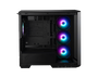 MSI Caja Gaming MAG PANO M100R PZ Micro Torre Negra con Iluminación ARGB, USB 3.2 Tipo C y 5 Bahías para Discos Duros. Referencia: 306-7G24R21-809