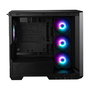 MSI MAG PANO M100R PZ Torre PC Gaming Micro-ATX/ITX Negro con Ventana Lateral, 4 Ventiladores RGB y 5 Ranuras de Expansión, Ref. M100R PZ