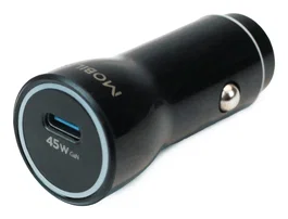 Mobilis Cargador para coche 45W con 1 USB C y bolsa suave
