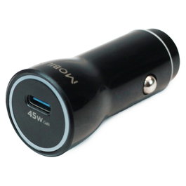 Mobilis Energia Charger 45W Cargador de Coche USB-C con funda suave