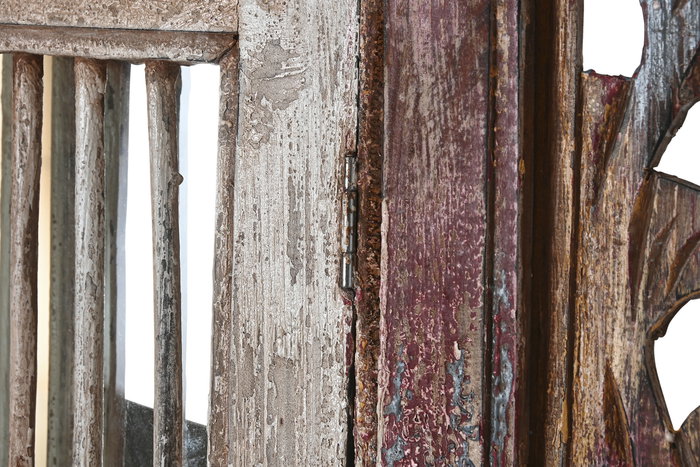 DKD Home Decor Antik blue Espejo Mediterraneo Azul Rozado 4 x 180 x 90 cm