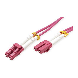 VALUE Cable de fibra óptica OM4 LC/LC de 7 m, Violeta