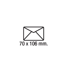Sam 100 sobres para tarjeta de visita blancos 70x106 mm